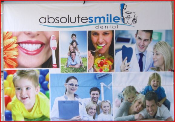 10'x10' custom logo tent back walls