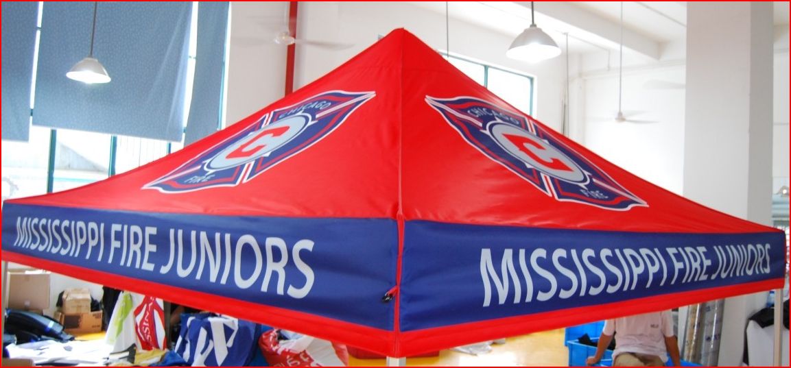 pop-up custom 10'x10' tent to increase special event traffic