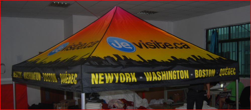 10'x10' easy-up custom canopy tent