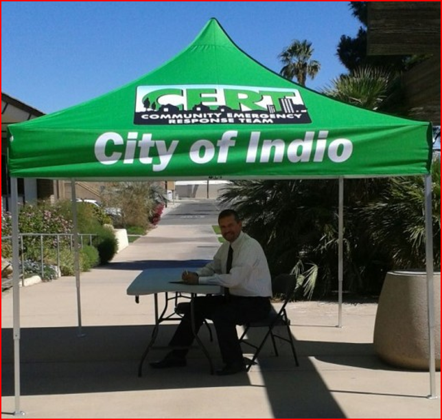 City of Indio CERT Tent - 10x10 Gallery Image