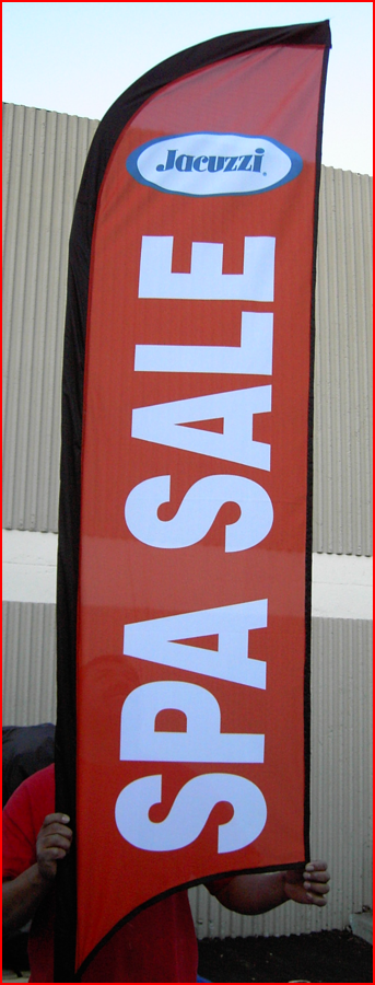 Jacuzzi Spa Sale Flag - Flags Gallery Image
