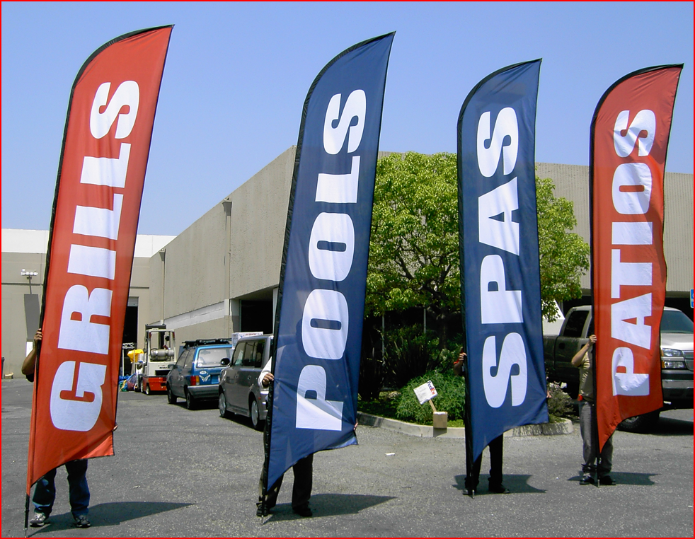 Grills Pools Spas Patios Flags - Flags Gallery Image